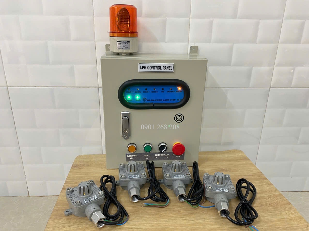 tu bao ngat gas tu dong co lien ket pccc